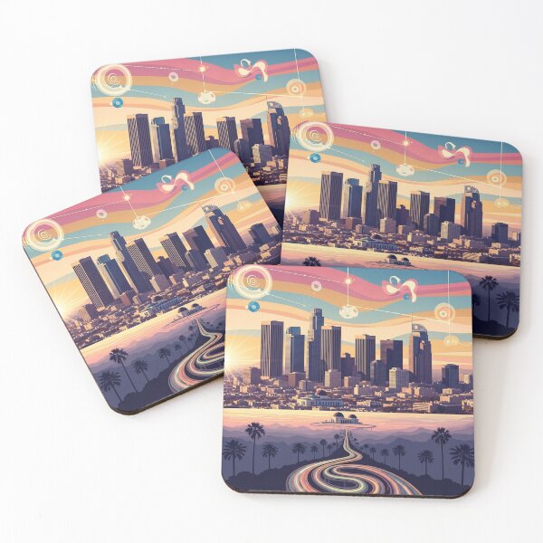 Item preview, Los Angeles: Futuristic Twilight designed and sold by SportKI.