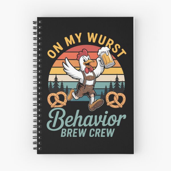 Item preview, BrewCrew Funny Beer Chicken On My Wurst Behavior designed and sold by aidenpier.