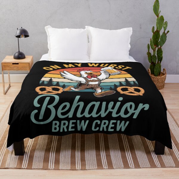 Item preview, BrewCrew Funny Beer Chicken On My Wurst Behavior designed and sold by aidenpier.