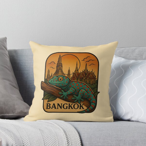 Item preview, Gecko And Pagodas: The Magic Of Bangkok designed and sold by iamdesigns14.