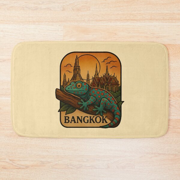 Item preview, Gecko And Pagodas: The Magic Of Bangkok designed and sold by iamdesigns14.
