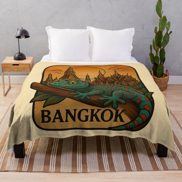 Item preview, Gecko And Pagodas: The Magic Of Bangkok designed and sold by iamdesigns14.