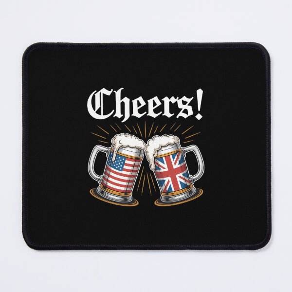 Item preview, British American Flag Beer Drinking Joke designed and sold by aidenpier.