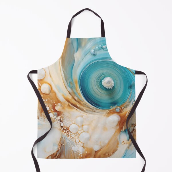 Item preview, Beautiful abstract swirl in blue designed and sold by anytka.