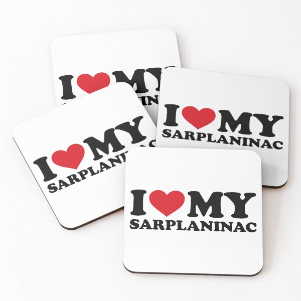 Item preview, I ❤️ My Šarplaninac – Cute Heart Design for Big Dog Lovers designed and sold by EmeraldeaArt.