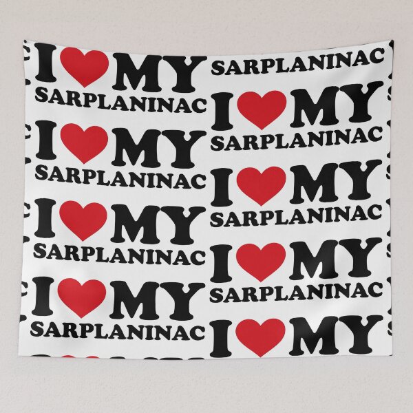 Item preview, I ❤️ My Šarplaninac – Cute Heart Design for Big Dog Lovers designed and sold by EmeraldeaArt.