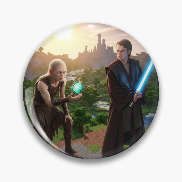 Item preview, Gollum and Anakin in the Minecraft world designed and sold by AndrewWorld.