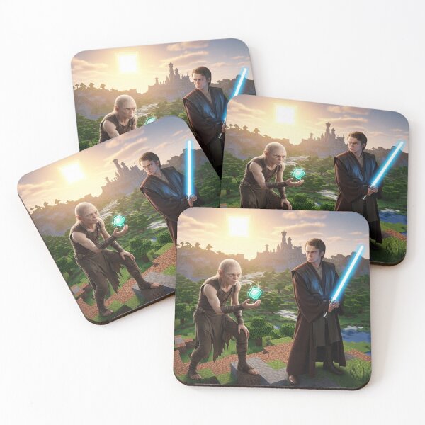 Item preview, Gollum and Anakin in the Minecraft world designed and sold by AndrewWorld.