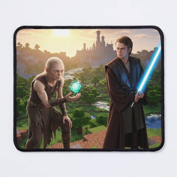 Item preview, Gollum and Anakin in the Minecraft world designed and sold by AndrewWorld.