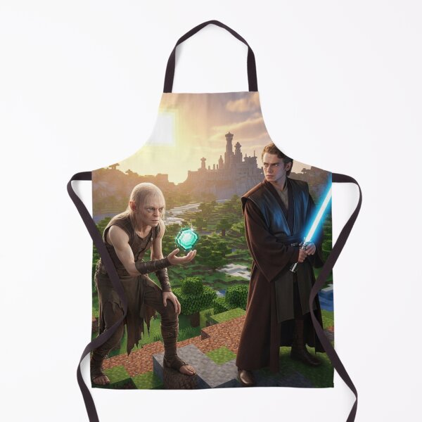 Item preview, Gollum and Anakin in the Minecraft world designed and sold by AndrewWorld.