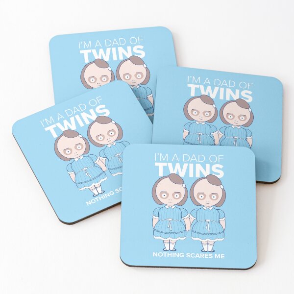 Item preview, Dad of Twins – Cute but Creepy Kawaii Design designed and sold by NiceHatHarry.