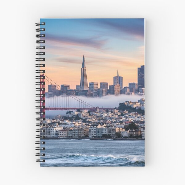 Item preview, San Francisco at dawn with fog designed and sold by SportKI.
