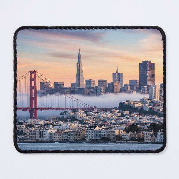 Item preview, San Francisco at dawn with fog designed and sold by SportKI.