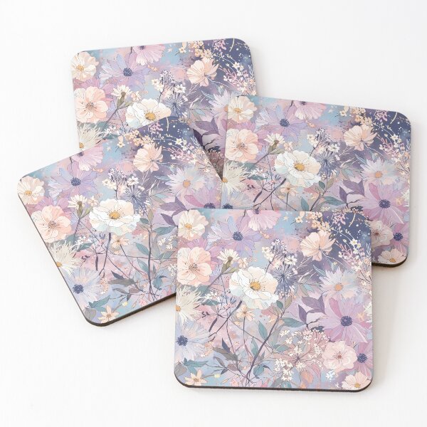 Item preview, Various Pastel Flowers and Stylish Botanical Details designed and sold by CoolPixels.
