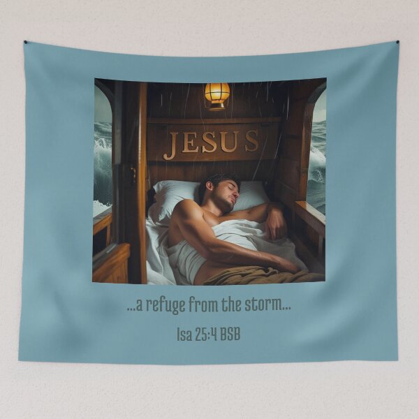 Item preview, A Refuge from the storm 3 designed and sold by His-Majes-Tees.