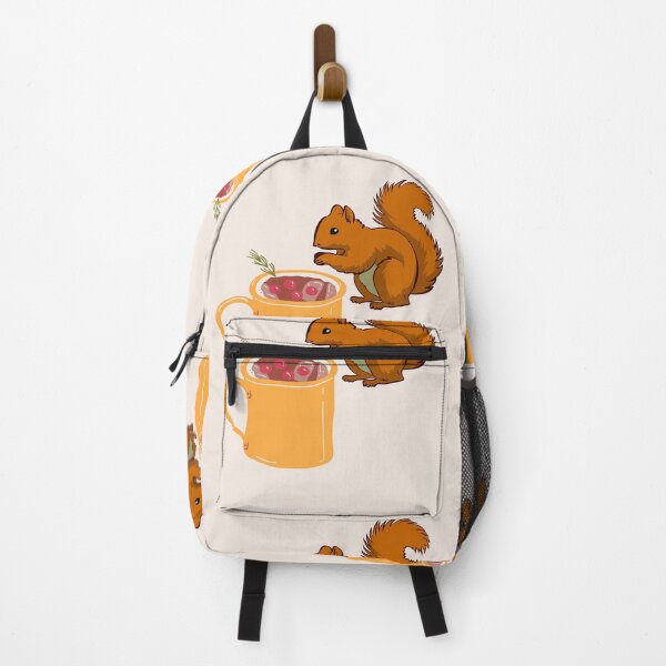 Item preview, Cozy Squirrel with Hot Beverage  designed and sold by Diclebaybas.