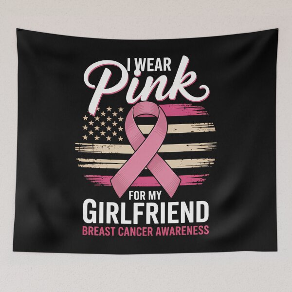Item preview, Breast Cancer Awareness Us Flag Support Lovers designed and sold by tearbytea.