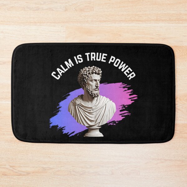Item preview, Calm is True Power - Stoic Philosopher Marcus Aurelius Artwork designed and sold by LexaArtworks.