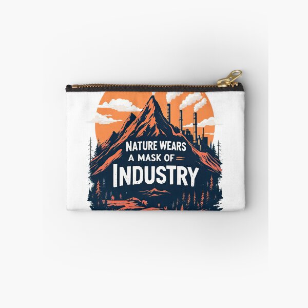 Item preview, A picture of a mountain with a factory in the background designed and sold by cafegrafis.