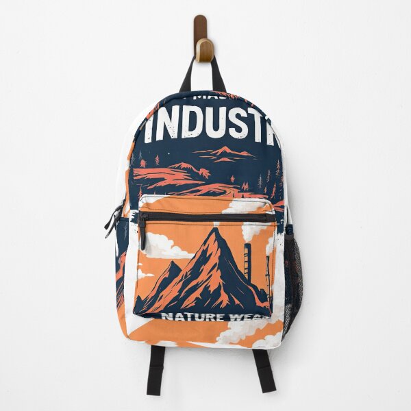 Item preview, A picture of a mountain with a factory in the background designed and sold by cafegrafis.