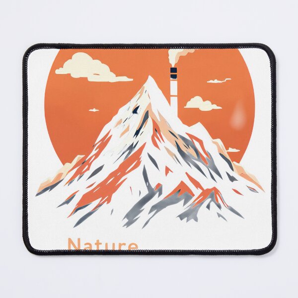 Item preview, A close up of a mountain with a factory in the background designed and sold by cafegrafis.