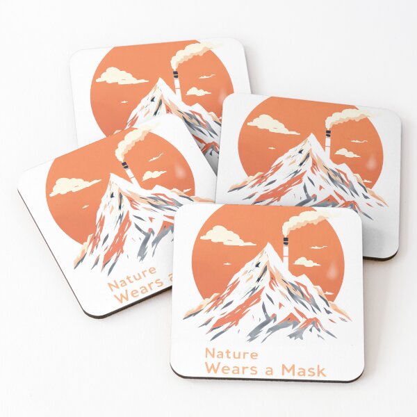 Item preview, A close up of a mountain with a factory in the background designed and sold by cafegrafis.