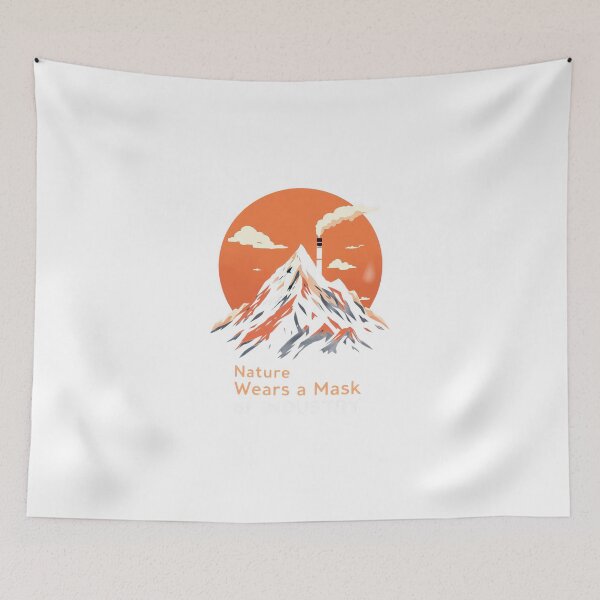 Item preview, A close up of a mountain with a factory in the background designed and sold by cafegrafis.