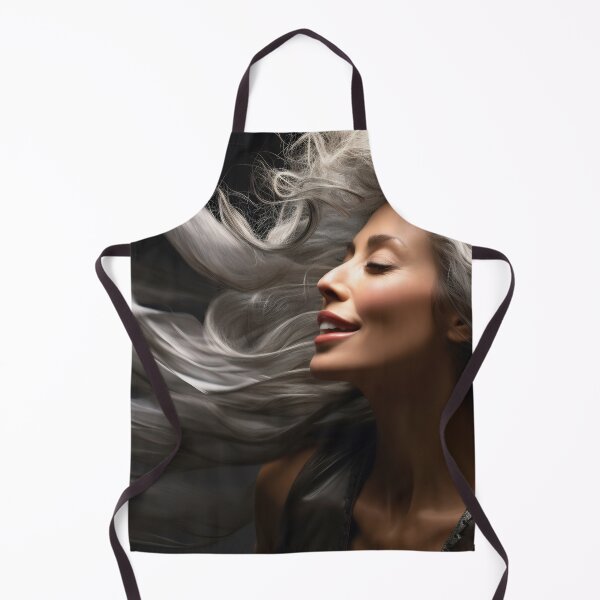 Item preview, Captivating silver hair in motion designed and sold by anytka.
