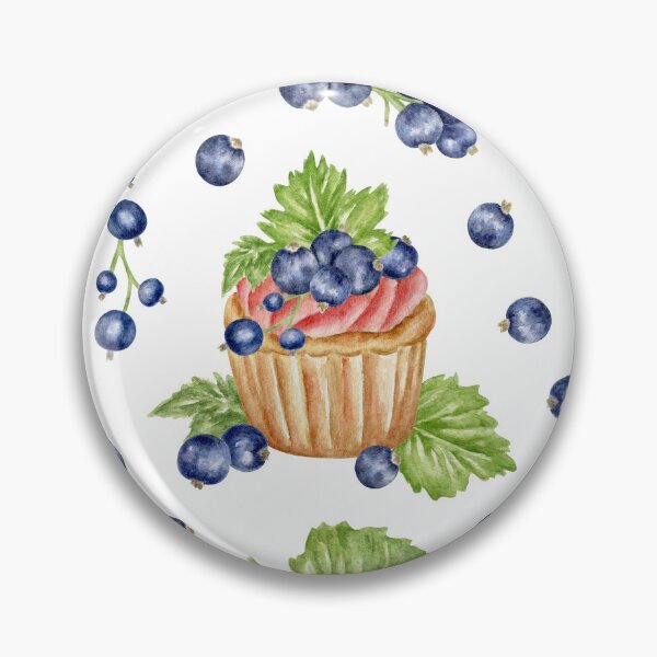 Item preview, Cupcakes blackcurrant pattern designed and sold by IrinaAvdeeva.