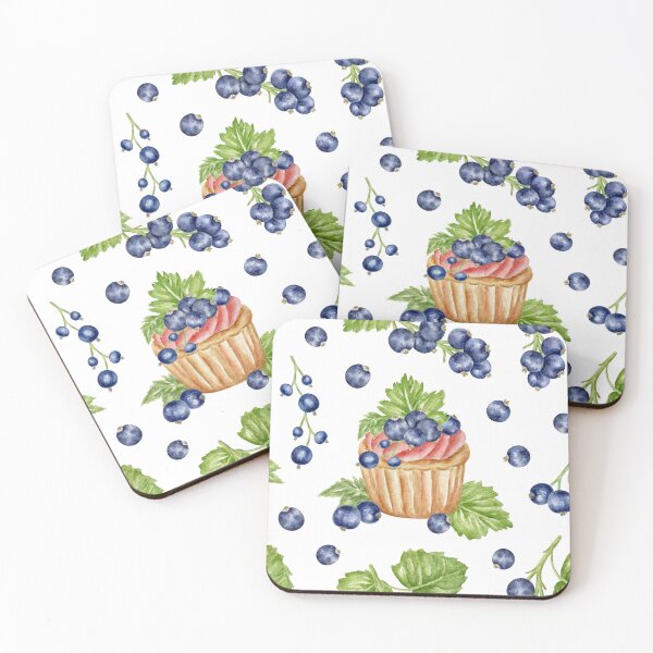 Item preview, Cupcakes blackcurrant pattern designed and sold by IrinaAvdeeva.