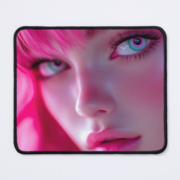 Item preview, Close-up of girl with pink hair designed and sold by anytka.
