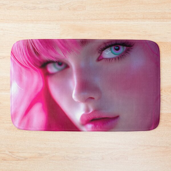 Item preview, Close-up of girl with pink hair designed and sold by anytka.