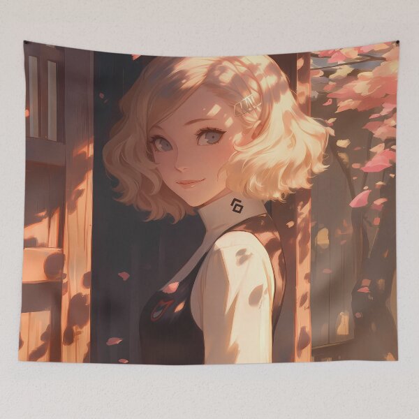 Item preview, Persona Game Haru Okumura Persona5 Anime Sakura Smile Soft Bloom designed and sold by earlobejerk.