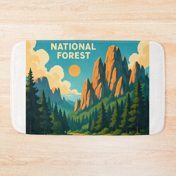 Item preview, Custer Gallatin National Forest with Mountain Stream designed and sold by Places On Earth.