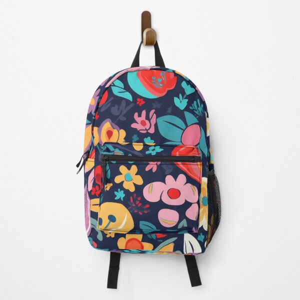 Item preview, Colorful floral design with hearts designed and sold by anytka.