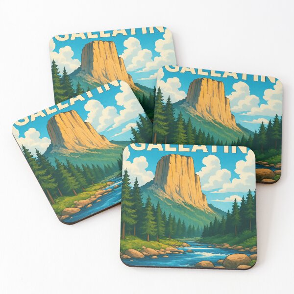 Item preview, Towering Butte in Custer Gallatin National Forest designed and sold by Places On Earth.