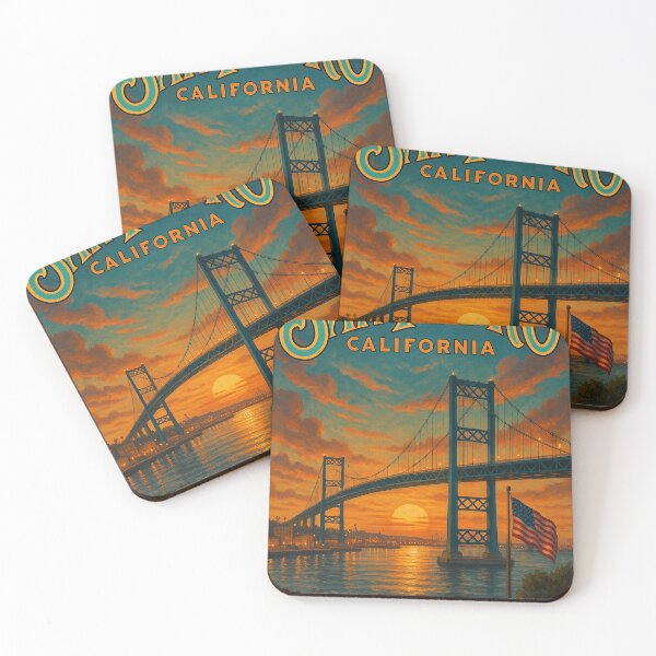 Item preview, San Pedro Bridge at Sunset, California designed and sold by Places On Earth.