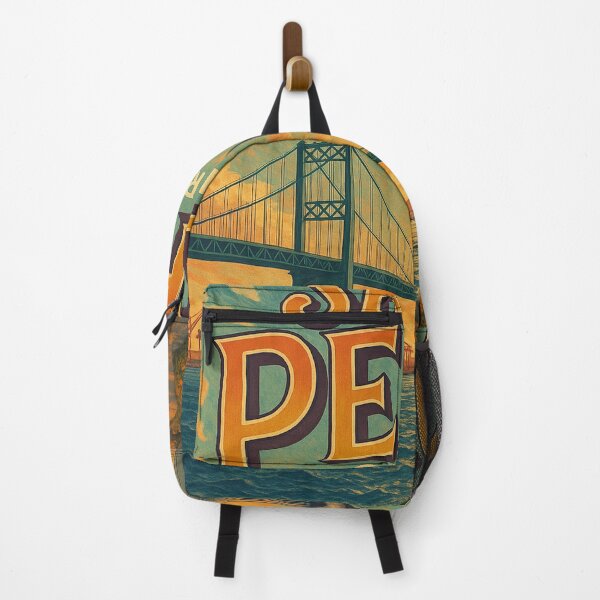 Item preview, San Pedro Lighthouse and Bridge at Dusk designed and sold by Places On Earth.