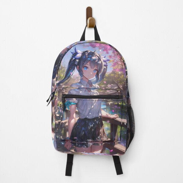 Item preview, Cheerful Hestia DanMachi Anime Girl Sakura Garden designed and sold by earlobejerk.