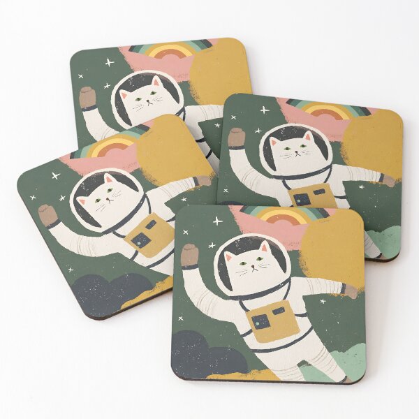 Item preview, Catstronaut Printable for Kids or Pet Lovers. designed and sold by NaChomArtStudio.