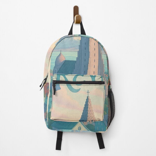 Item preview, Reykjavik View with Hallgrímskirkja and Coastal Mountains designed and sold by Places On Earth.