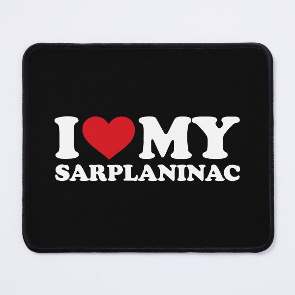 Item preview, I ❤️ My Šarplaninac – Cute red Heart white Design for Big Dog Lovers designed and sold by EmeraldeaArt.
