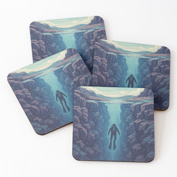 Item preview, Silfra Diver Between Tectonic Plates, Iceland designed and sold by Places On Earth.