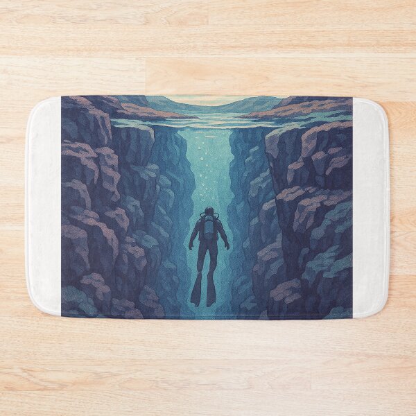 Item preview, Silfra Diver Between Tectonic Plates, Iceland designed and sold by Places On Earth.