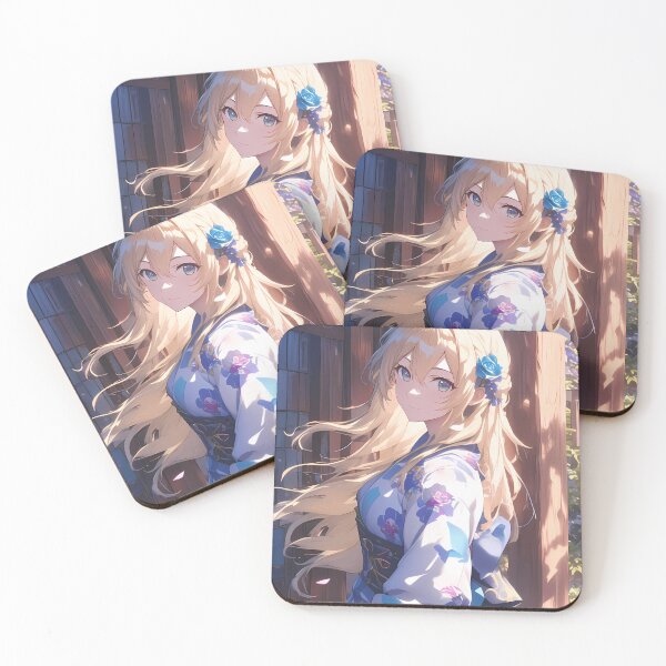 Item preview, Graceful Ais Wallenstein DanMachi Anime Kimono Sakura designed and sold by earlobejerk.