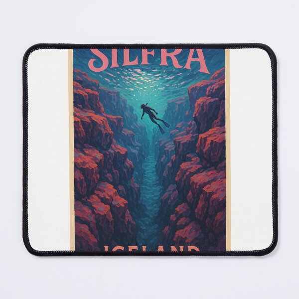 Item preview, Diver Floating in Silfra’s Clear Waters, Iceland designed and sold by Places On Earth.