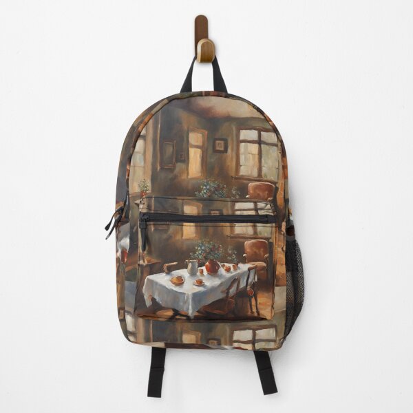 Item preview, Cozy Vintage Dining Room Painting designed and sold by Diclebaybas.