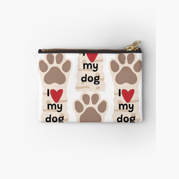 Item preview,  I Love My Dog Paw Print designed and sold by rymarenko.