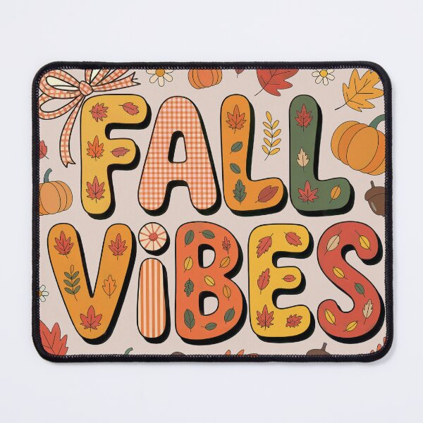 Artikelvorschau, Cozy Fall Vibes Autumn Aesthetic Pumpkin Leaves Seasonal Design entworfen und verkauft von PatternCouture.