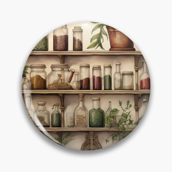 Item preview, Herb collection displayed on shelves designed and sold by anytka.